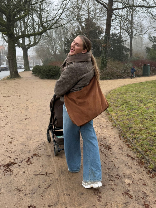 Mombag Brown Corduroy