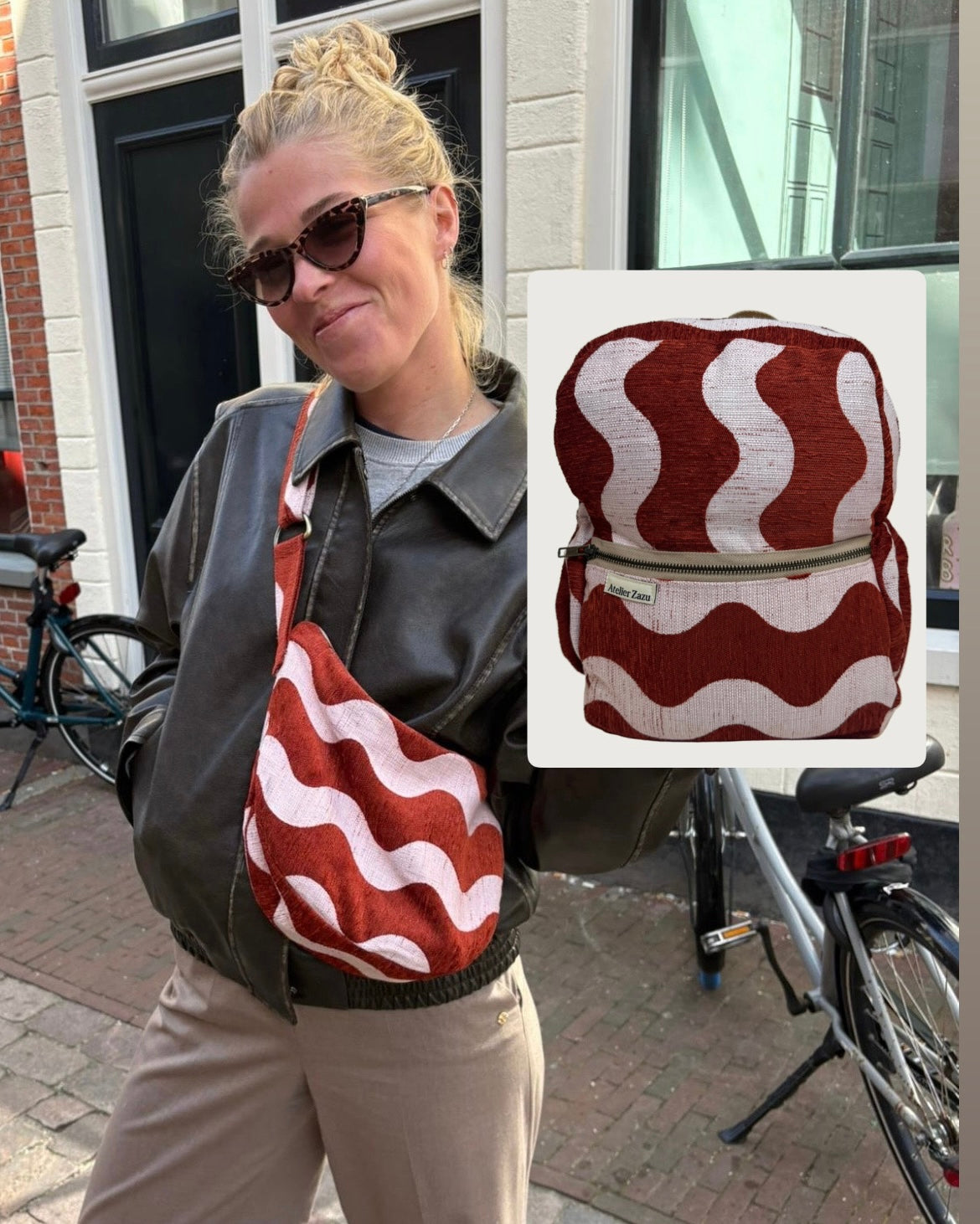 Bundel Wavy Fanny + Rugtas kids